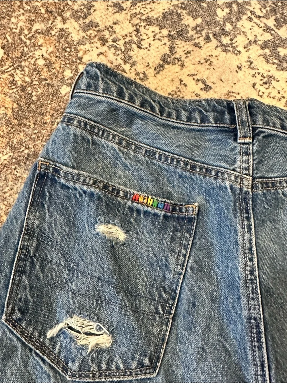 EUC American Eagle Highest Rise Baggy Limited Edition Shorts—sz 8